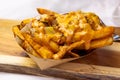 Cheese fries Royalty Free Stock Photo