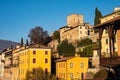 View of Bassano del Grappa from a bridge