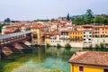 View of Bassano del Grappa, Veneto region, Italy. Popular travel destination