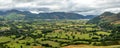 View of Bassenthwaite Lake from Lattrig moorland, England