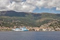 View of Bastia port on Corsica island, France