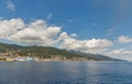 View of Bastia port on Corsica island, France