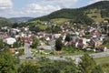 View from Baszta Mountain center of Muszyna City.