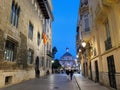 Street in old town of Valencia, Spain