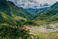 View of Batad Rice Terraces at Luzon island, Philippin Royalty Free Stock Photo