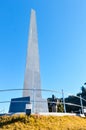 View of Batasia loop war memorial, The famous Gorkha war memorial in Ghum, Darjeeling India. The place opened in1995 to