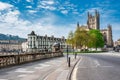 View of Bath Abbey during Covid 19 Lockdown