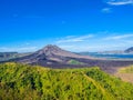 View on Batur Volcano on Bali island Royalty Free Stock Photo