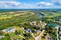 View of Baturyn Fortress with the Seym River in Ukraine Royalty Free Stock Photo