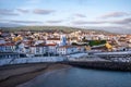 View from bay of Angra do Heroismo, Terceira