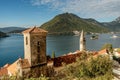 View of Bay of Kotor with two small islands Island of Saint Geo