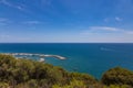 View of the bay in the Mediterranean near Valencia, Spain