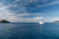 View of the bay near Elba island, Tuscany Italy Royalty Free Stock Photo