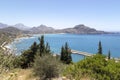 View on the Bay of Plakias on Crete, Greece Royalty Free Stock Photo