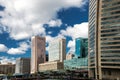 View from the bay to downtown Baltimore, Maryland