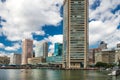 View from the bay to downtown Baltimore, Maryland