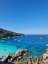 The rock Sail on the island of Similan Royalty Free Stock Photo