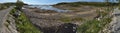 View of a bay at Torghatten in Norway