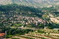 View of Bcharre (Bsharri) in Lebanon. Royalty Free Stock Photo