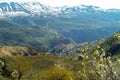 The beautiful mountain town of Bcharre in Lebanon Royalty Free Stock Photo