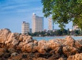 View on the beach