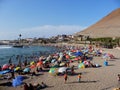 View of the beach of Arica, Chile Royalty Free Stock Photo