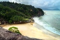 View on the beach in Bako National Park Royalty Free Stock Photo