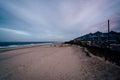 View of the beach in Bethany Beach, Delaware. Royalty Free Stock Photo