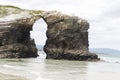 View of the beach of the Cathedrals