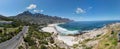 View at the beach of Clifton near Cape Town in South Africa Royalty Free Stock Photo