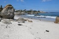 View at the beach of Clifton near Cape Town in South Africa Royalty Free Stock Photo