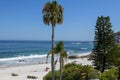 View at the beach of Clifton near Cape Town in South Africa Royalty Free Stock Photo