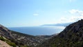 View of the beach and the crystal sea of Sardinia