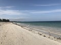 View of the beautifu beach of Diani Beach