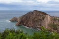 View from the beach of El Silencio, Spanish destination, Asturias, Spain