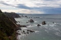 View from the beach of El Silencio, Spanish destination, Asturias, Spain