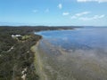View of a beach in Mandurah, Australia Royalty Free Stock Photo