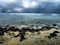 Moody weather over the sea Royalty Free Stock Photo