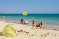 View of the beach near Carnac Royalty Free Stock Photo