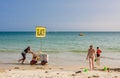 View of the beach near Carnac Royalty Free Stock Photo