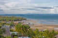 View of the beach from the observation deck on Koh Samui, Thailand Royalty Free Stock Photo