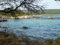 View of the beach of Osor