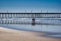 View of the beach and pier of Pismo Beach