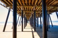 View of the beach and pier of Pismo Beach