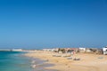 View of the beach and port, Vila do Maio, Maio island, Cape Verde