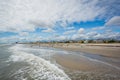 View of the beach on a summer day in Ventnor City, New Jersey