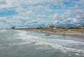 View of the beach on a summer day in Ventnor City, New Jersey