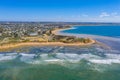 View of a beach at Torquay, Australia Royalty Free Stock Photo