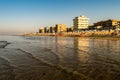 View of the beach and the town of Igea Marina