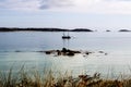 A view from the beach on Tresco in the Scilly islands